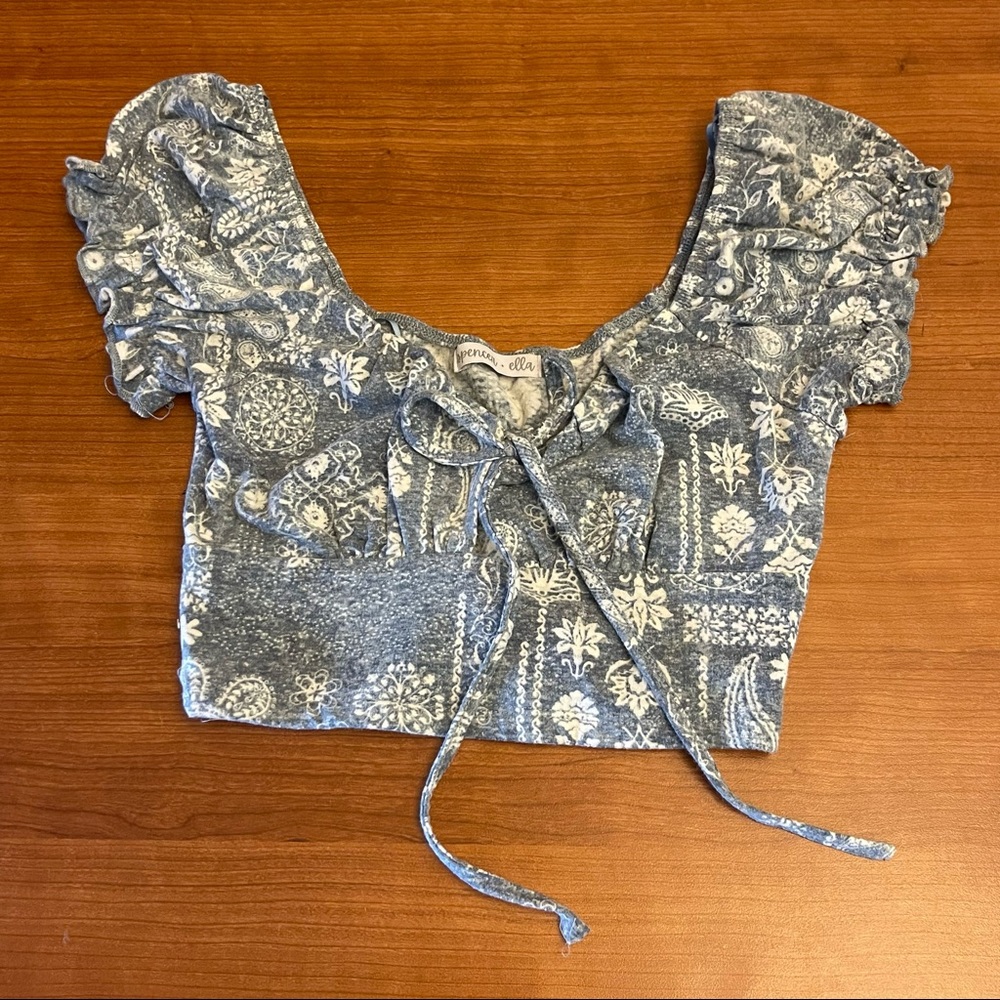 Spencer and ella crop top